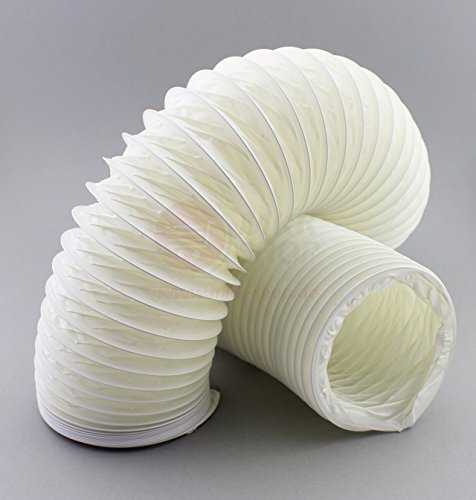 Tuyau flexible PVC Ø 125 mm conduit de 3 m pour l'extraction de la hotte de cuisine et VMC