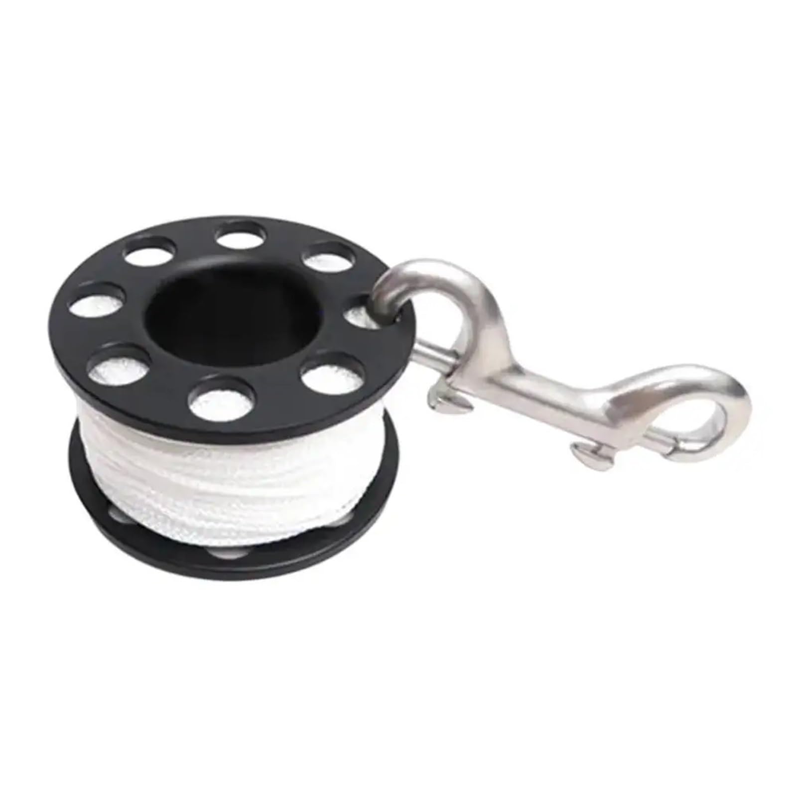 Dive Finger Reel, Dive Finger Spool Reel 15-50m 90mm Double Hook Snap Cave Wreck Drift(30m)