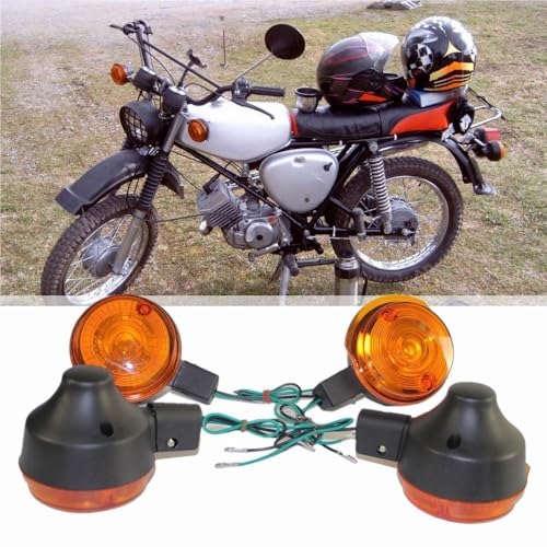 Kit 4 luces intermitentes para reparar intermitencia rota en moto Simson S51 2