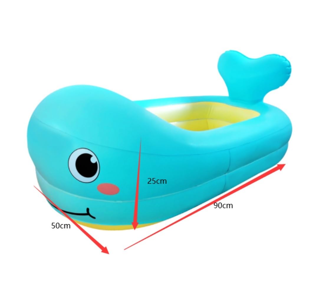 Pataugeoire Piscine Gonflable Pleine Grandeur pour Enfants Familiale Salon pour ADU Adapté Jardin | Yellow