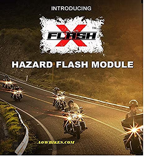 Image of PA Flash X Hazard Module, Blinker /Flasher (60 Pattern) for Bajaj pulsar 150 Plug N Play, Black