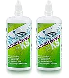 Sterile, isotone Kochsalzlösung CL KS für alle Kontaktlinsen (Duo-Pack 2 x 250 ml)
