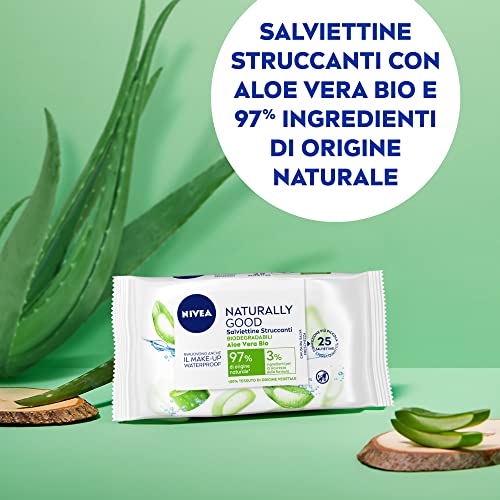 NIVEA Naturally Good Salviette Struccanti in