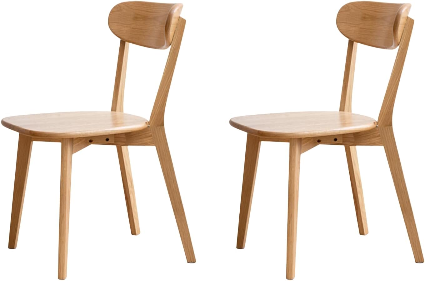 Hymus 100 Solid Oak Wood Dining Room Chairs Practical