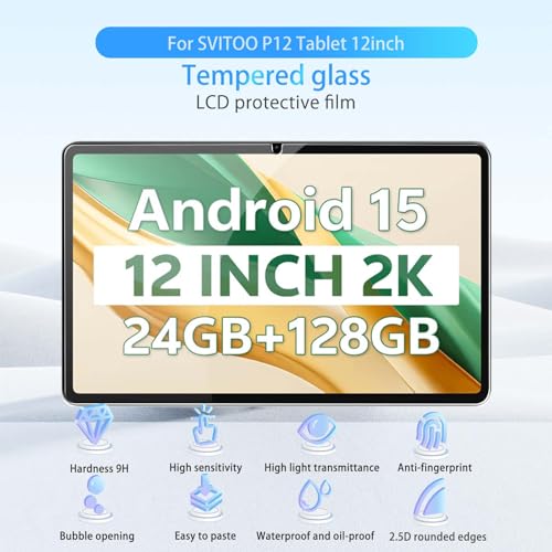 Protector de Pantalla NOUKAJU para Tablet SVITOO P12 12" miniatura 2