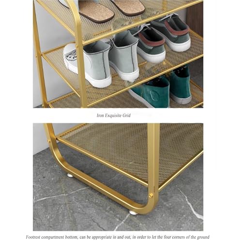 Rangement de chaussures grand format en métal robuste pour entrée - 4