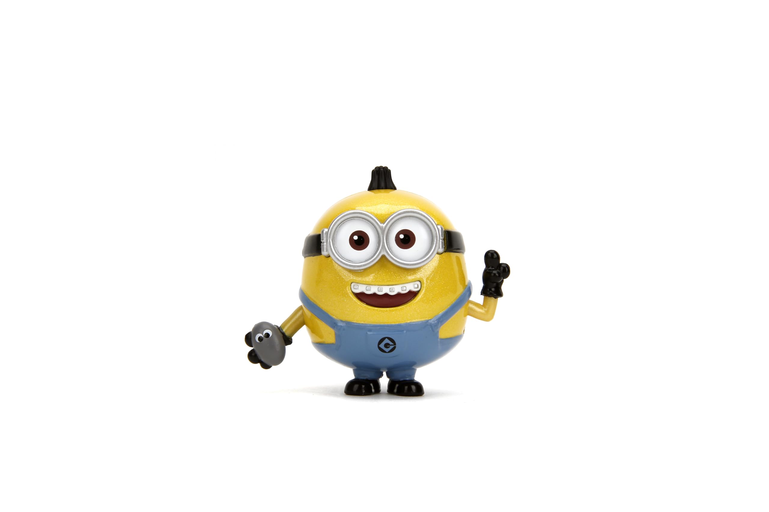 Jada Despicable Me Minions Metalfigs - Paquete de 4 Figuras coleccionables de Metal de 2.5 Pulgadas, Stuart, Kevin, Otto, Bob