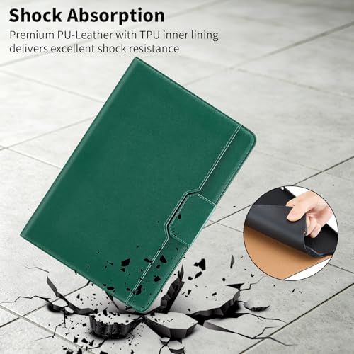 Étui pour iPad 9.7 pouces avec porte-crayon housse vert - 2