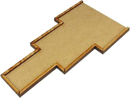 LITKO Bandeja de movimiento de formación de lanza Bretonnia Compatible con Warhammer The Old World Rango y archivo (1.181 x 2.362 in, 6 caballería)