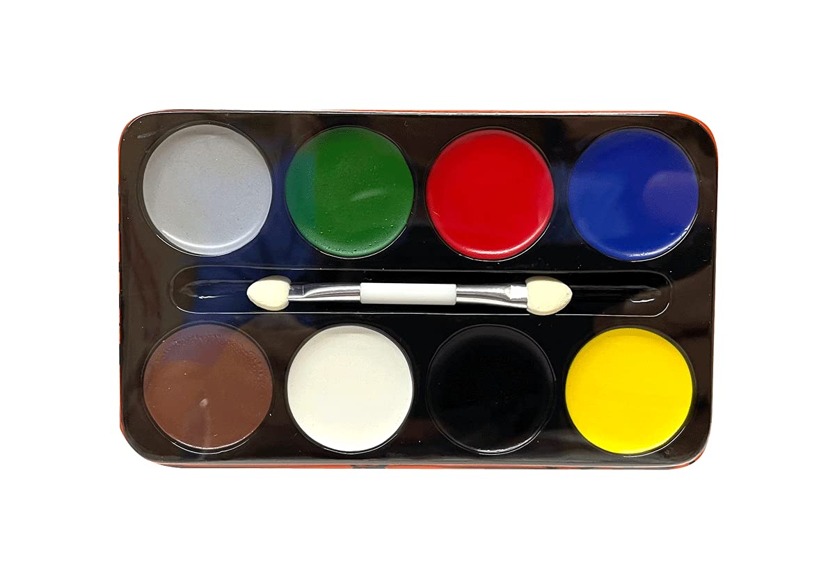 8 Make Up Face Paints Colors Kit for Kids, Water Based Paint