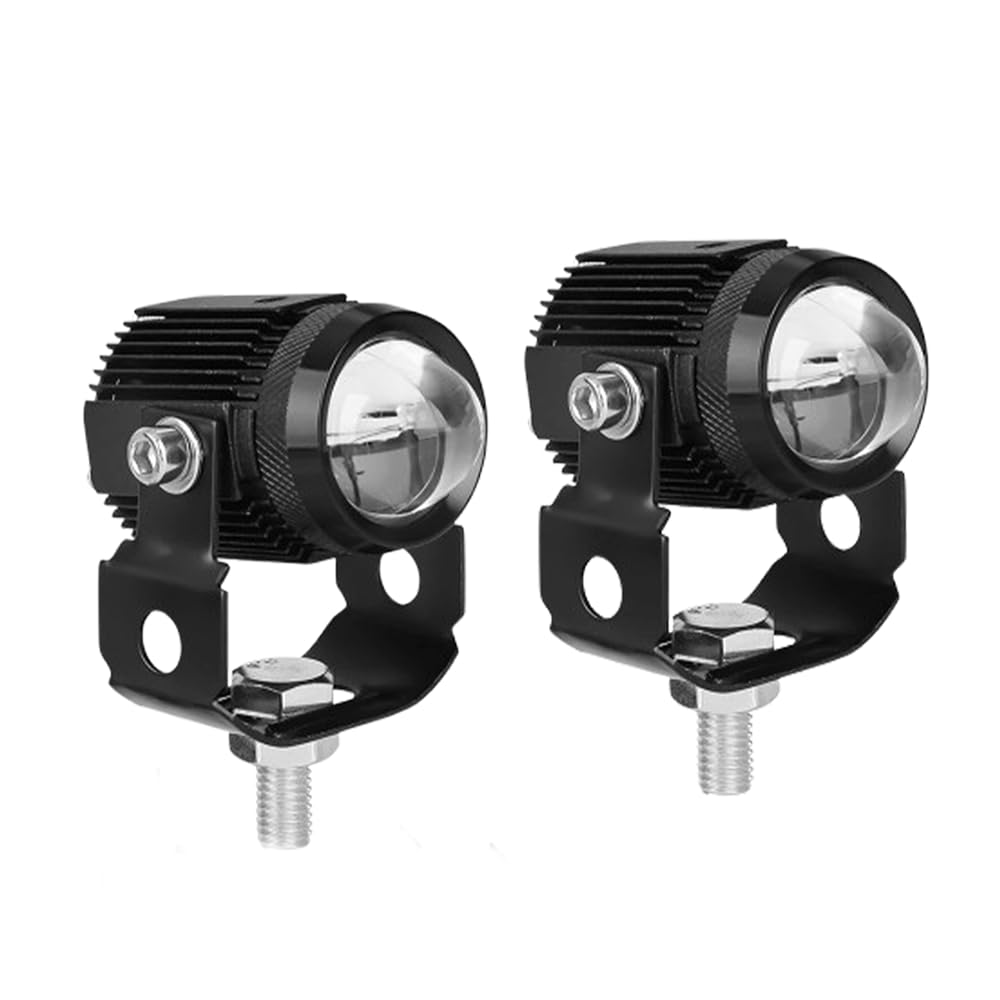 Asryd HJG Mini LED Driving Fog Lights, Auxiliary Spot Lights 20W Amber and White With Devil Spot Beam Projector High Low Beam for All Motorbike Cars SUV ATV (Pack 2)-image-31