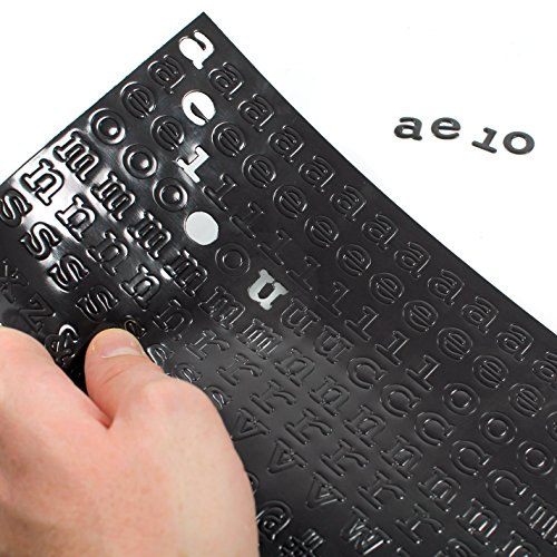 Letras Magnéticas Suck UK Negro para Refrigerador miniatura 4