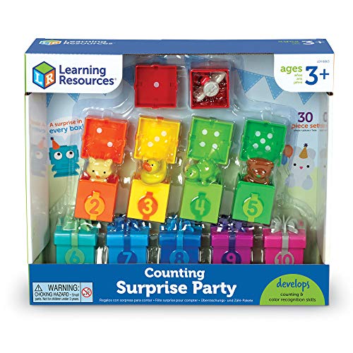 Learning Resources Counting Surprise Party - Toddler Montessori Toys, Stacking Preschool Activities, Matching Color Game, Homeschool, Fine Motor Skills, Gifts For Boys And Girls, Manipulatives by Learning Resources - Image 7