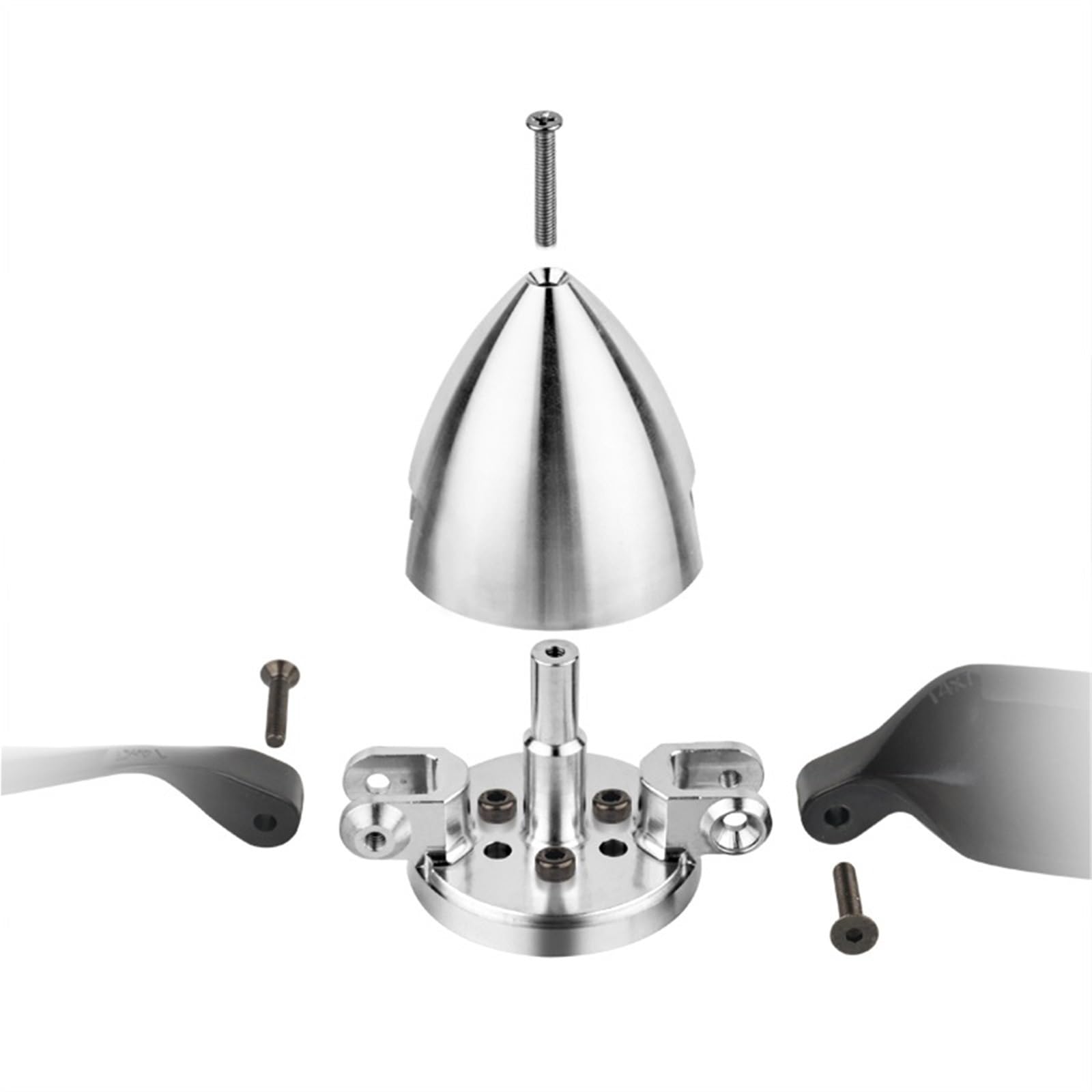Compatibile con eliche generiche | Set di mozzi for droni for aliante ad ala fissa pieghevole CW CCW da 12 pollici(14x7 single blade)