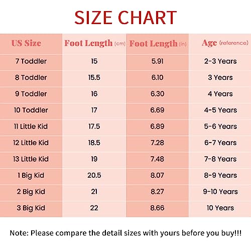 Arshiner Ballet Shoes for Girls Canvas Ballet Slippers Dance Shoes with Elastic Band for Toddler/Little Kid/Big Kid 6