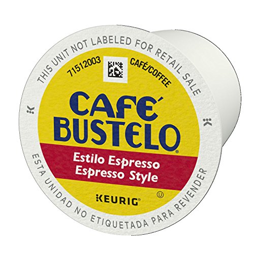 Café Bustelo Coffee, Espresso Style Dark Roast, K Cup Pods for Keurig Coffee Makers, 18 Count (Pack of 4)