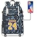 DDDWWW Sports de Plein air randonnée Sac à Dos Basket Star Kobe Bean Bryant Backpack Multifonctionnel étanche Sac d'école Sac à Dos pour Ordinateur Portable Unisexe Style 307