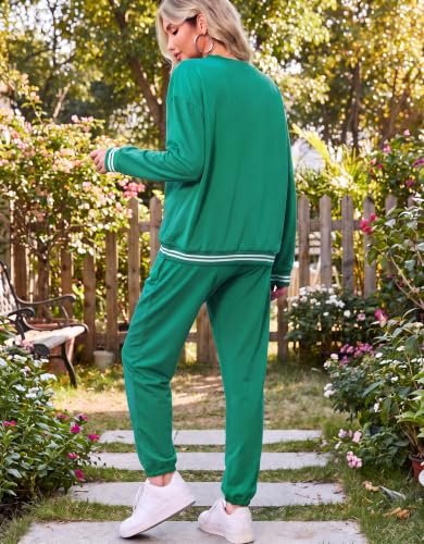 Ekouaer Women's 2 Piece Lounge Sets Casual Matching Set 2026 Fashion Outfit - image 5