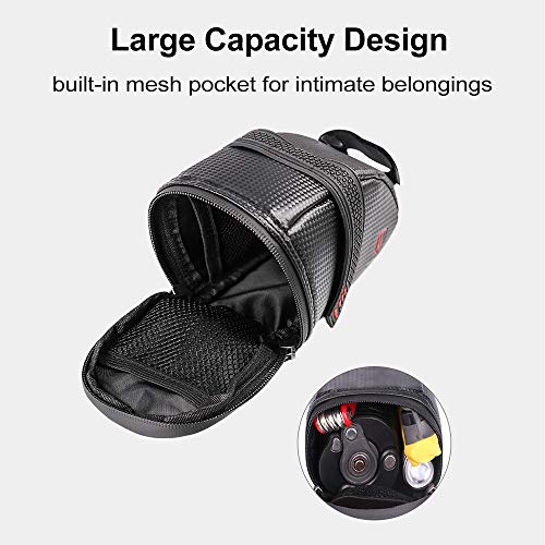 Bolsa de selim, Romacci Bolsa de selim para bicicleta de armazenamento à prova d'água para biciclet
