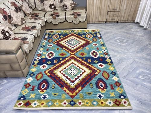 Image of Soft Pure Woolen Modern Collection Tufted Carpet for Living Room,Bedroom'Kitchen and Hall (9 X 12) Feet