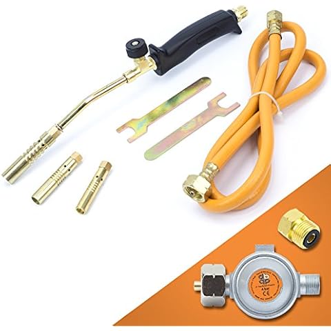 Gasbrenner Handlötset Lötbrenner Handlötgerät Lötkolben Gasdruckregler SN0015R Cover