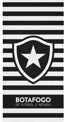 Toalha Aveludada Transfer Botafogo 70 cm x 1,40 m Com 1 peça