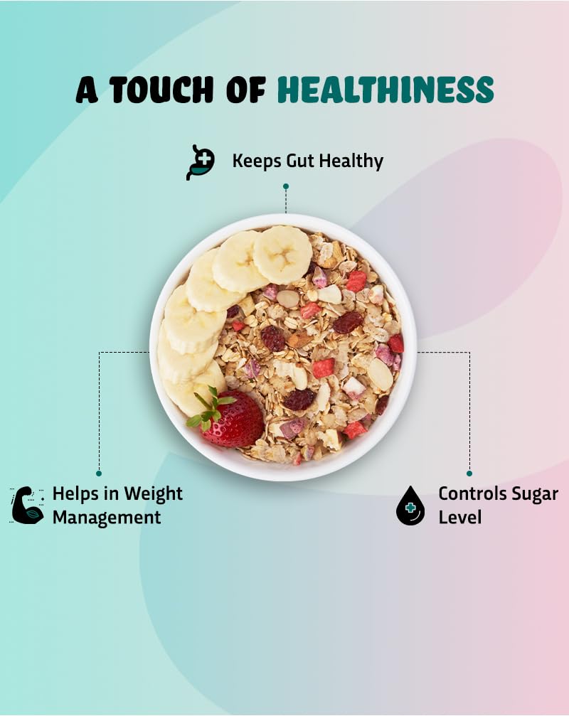 True Elements Multigrain Oatmeal 35 Oz - With goodness of Oats & Flakes | No Added Sugar | Oatmeal for Breakfast