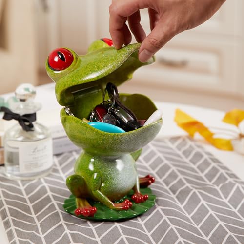 Plat à bonbons grenouille pour organiser les petits objets perdus du bureau
