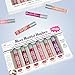 theBalm Meet Matt(e) Hughes 6 Mini Long-Lasting Liquid Lipsticks, 0.04 Fl Oz (Pack of 6) - Volume 3