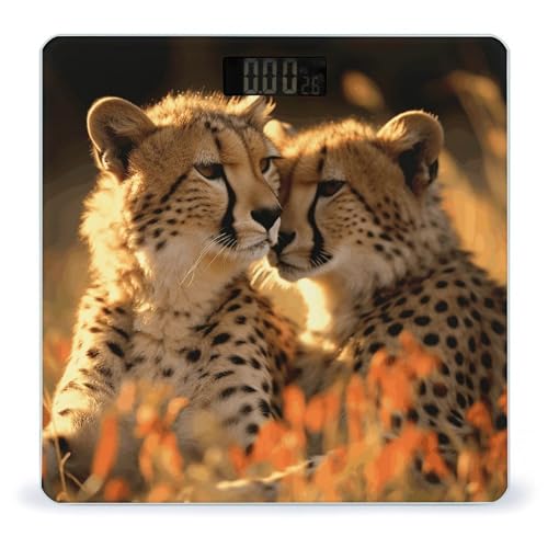 Báscula Digital de Baño Cheetah Love con Pantalla LCD miniatura 1