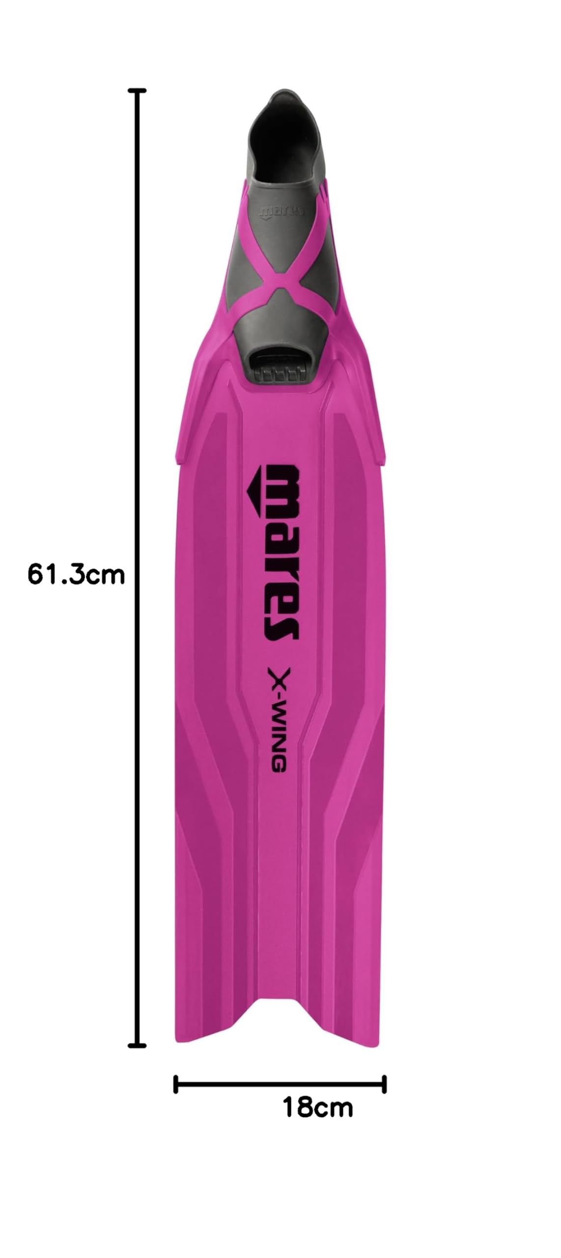 Mares Pinne X-Wing Short, Pinne da Apnea con Stampo a Iniezione, Adulto, Unisex