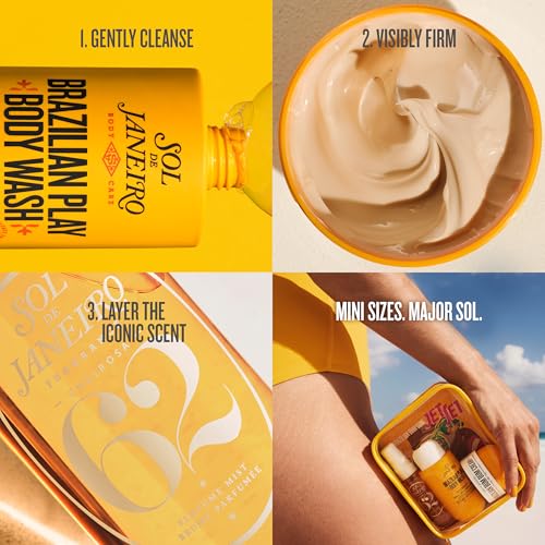 sol de janeiro jet set  travel shower kit