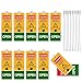BOZZYS Open/Closed Signs 10-Pack｜OSHA-Compliant Safety Tags for Valves/Pipelines/Electrical Panels｜360° Rotating & Steel Cable｜Heavy-Duty Industrial Safety Markers