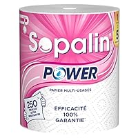 Sopalin Power Allzweck-Wischerblatt, 1 Rolle, 250 Blatt, extra stark, Weiß