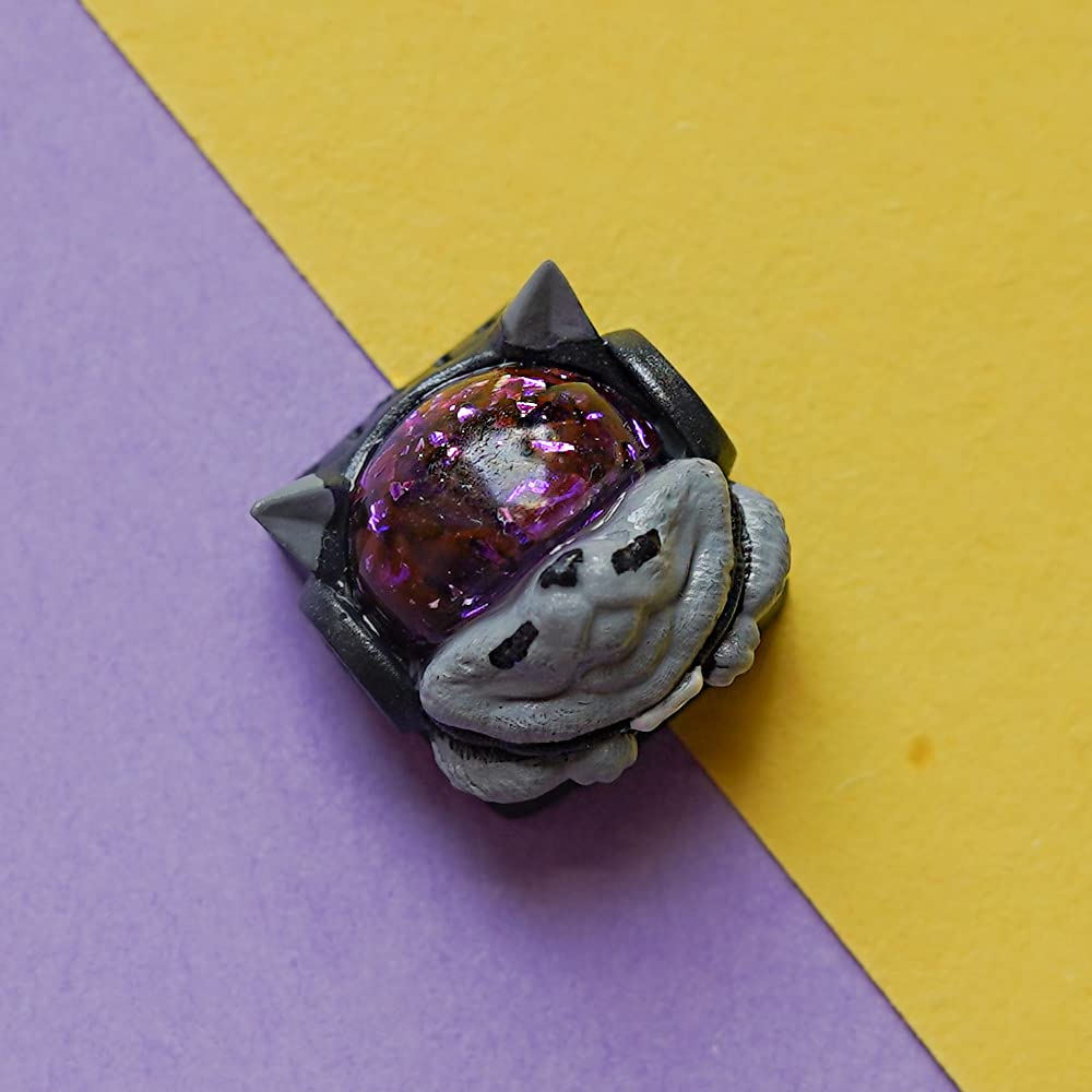 Gaming Keycaps Overwatch Resin Keycaps for Cherry MX Swtiches (OEM R4) (Grey Space Dog)