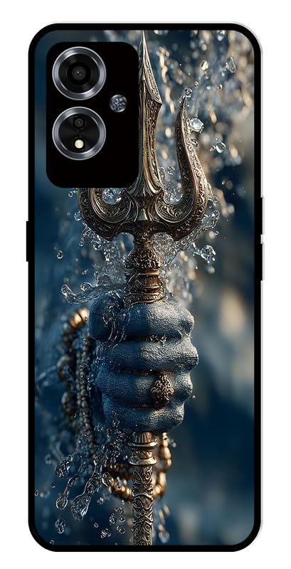 TUKON | Compatible for Oppo A59 5G Mobile Phone Back Cover 2D Metal | for Boys Girls | Lord Mahadev Printed Rubber Silicone Soft TPU Sides with Camera Protection TUKON | Compatible for Oppo A59 5G Mobile Phone Back Cover 2D Metal | for Boys Girls | Lord Mahadev Printed Rubber Silicone Soft TPU Sides with Camera Protection