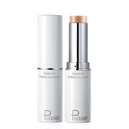 Studio Fix Base de maquillaje mate perfeccionadora, barra de base de cobertura completa para acabado impecable, impermeable y resistente al sudor,