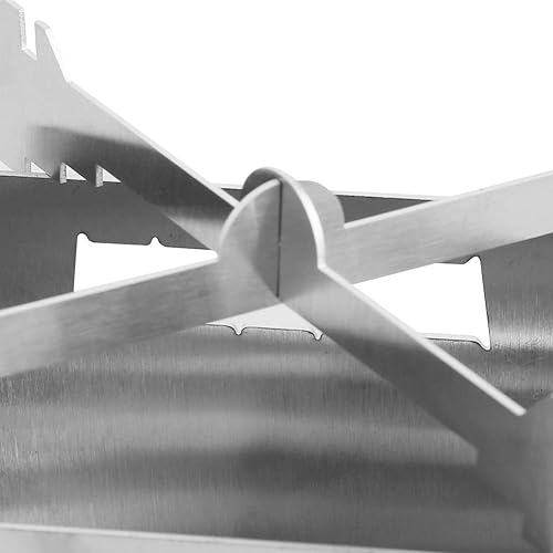 Miniatura 9 de Mochila camping cohete estufa portátil de camping estufa de madera de acero inoxidable estufa de leña accesorios de equipo de camping, senderismo al