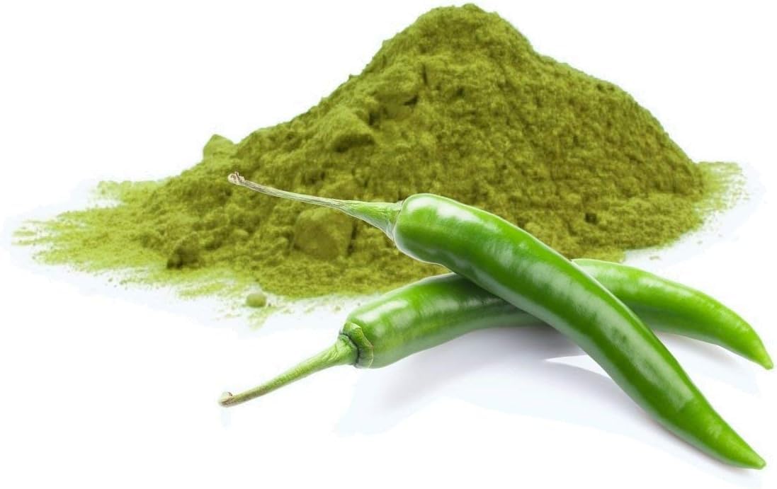 QURA Polvo de chile verde - 200 GM
