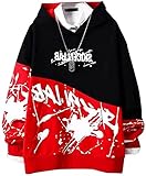 EGSDMNVSQ Sweat à Capuche Japonais Harajuku Streetwear Techwear pour Homme Sweatshirt