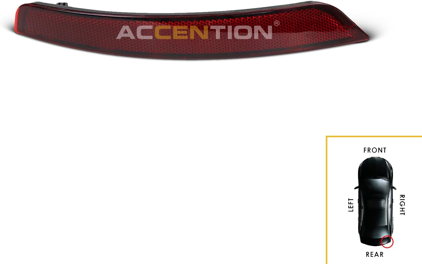 Car Rear Tail Bumper Corner Reflector Decorative False Light Lamp For VW Golf MK6 GTI GTD 2009 2010 2011 2012 5K0945105H 5K0945106H