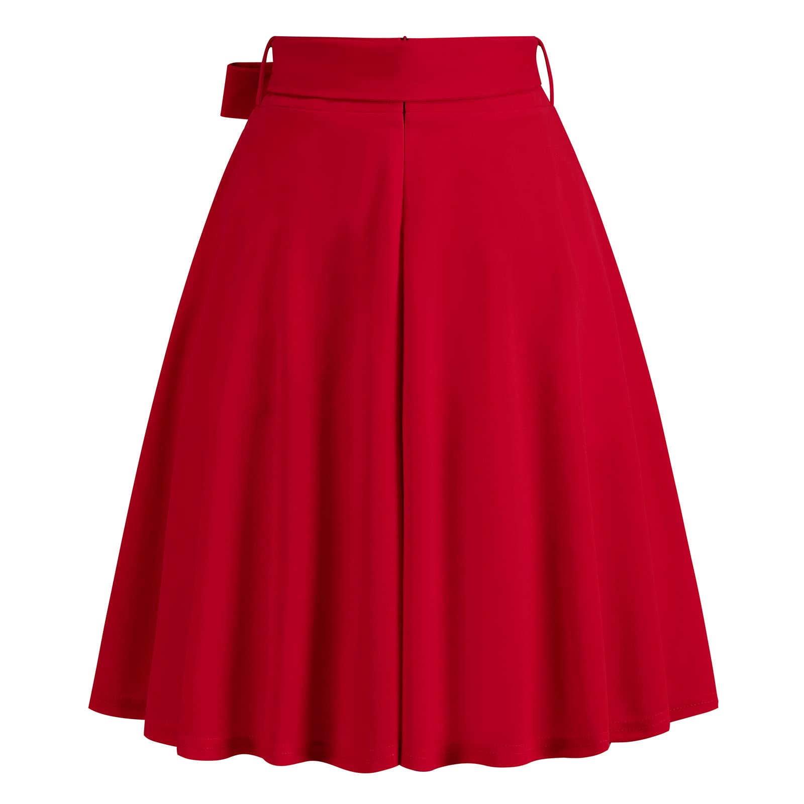 Jupe pour femme - Longueur genou - Rockabilly - Élégante vintage - Motif floral - Polka Dot Swing - Années 50 - Rétro - Ligne A