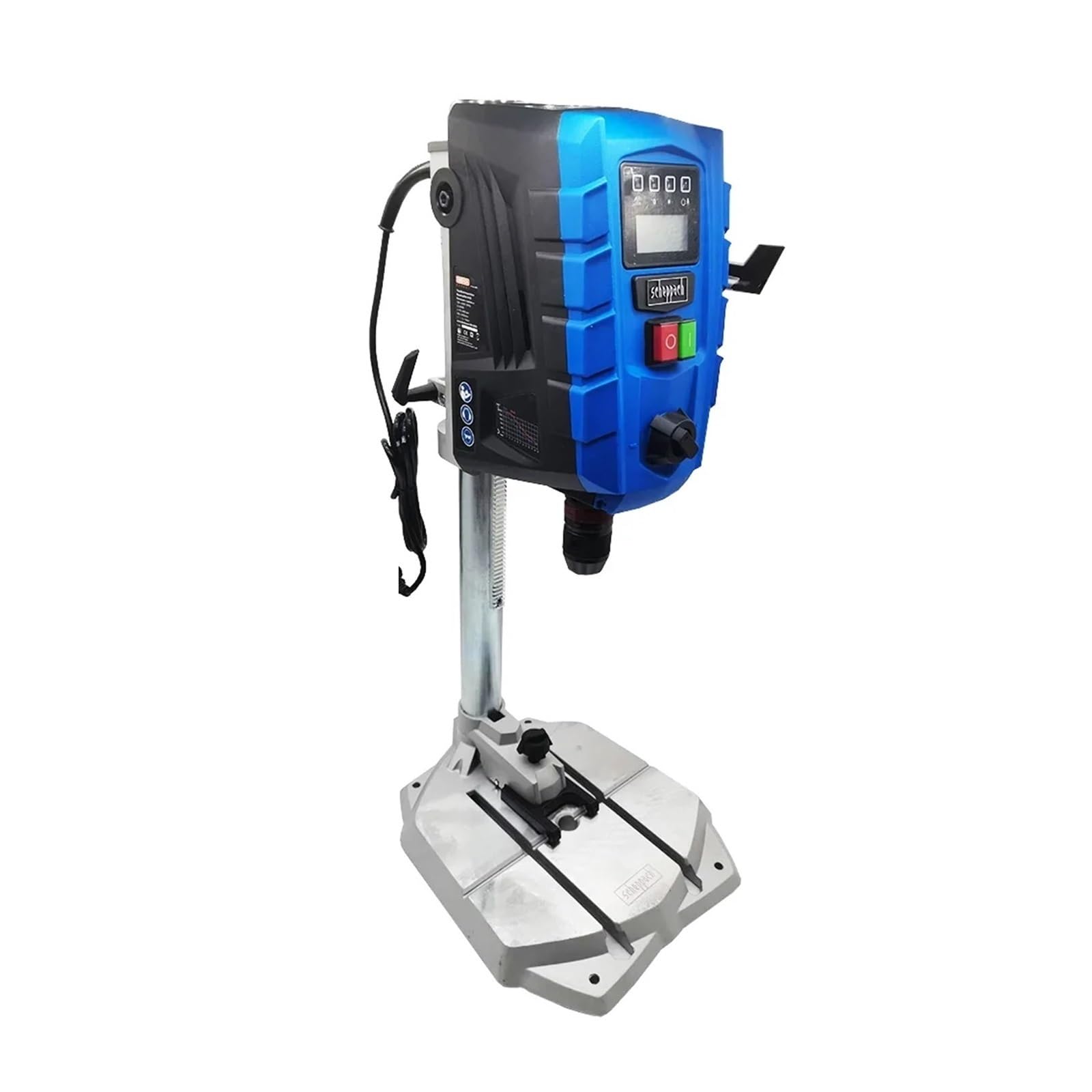 Mini taladro de columna, Taladro De Banco Con Pantalla Digital, Posicionamiento Por Infrarrojos, Velocidad Ajustable, Taladro De Banco Eléctrico For Carpintería, Máquina Herramienta, Piezas De Instrum