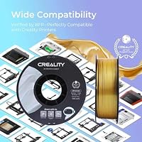 Creality Silk PLA Filament 1,75mm Gold, glänzendes metallisches 3D-Druckerfilament, 1-kg-Spule, Maßgenauigkeit ±0,02mm, kompatibel mit Ender K1, K1C, K2 Hi 3D-Druckern – Ansicht 5