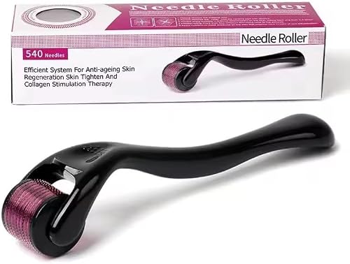 Derma Roller 540 Titanium Needles for Skin and Hair