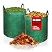 BigDean Gartensack XXL 272L - 2er Set - Laubsack mit extra robustem 150g/m² Gewebe - Gartenabfallsack für Laub, Müll, Grünabfall & Kompost - wasserdicht & reißfest