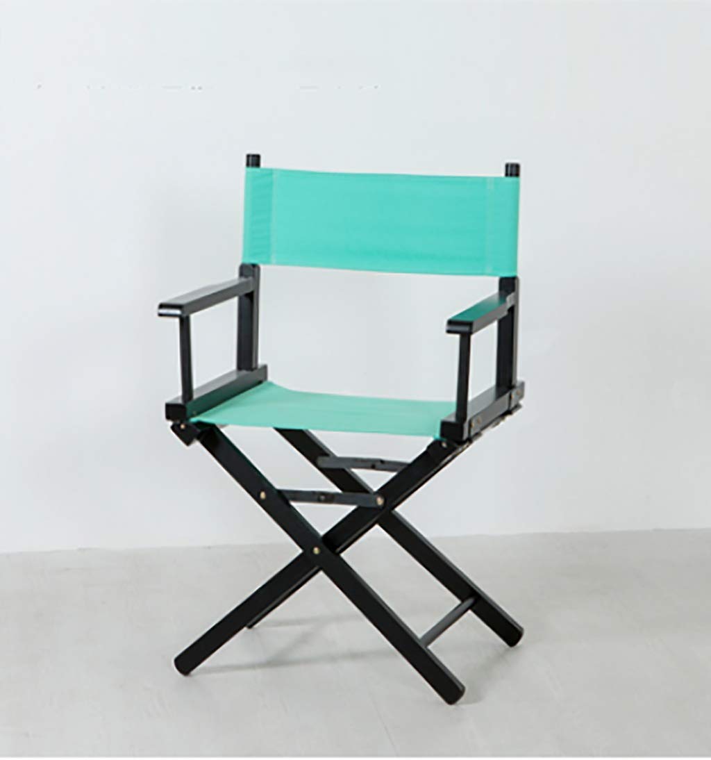 WYJW Solid wood executive chair for outdoor Foldable garden chair High stool Makeup beach chair (Color: A)