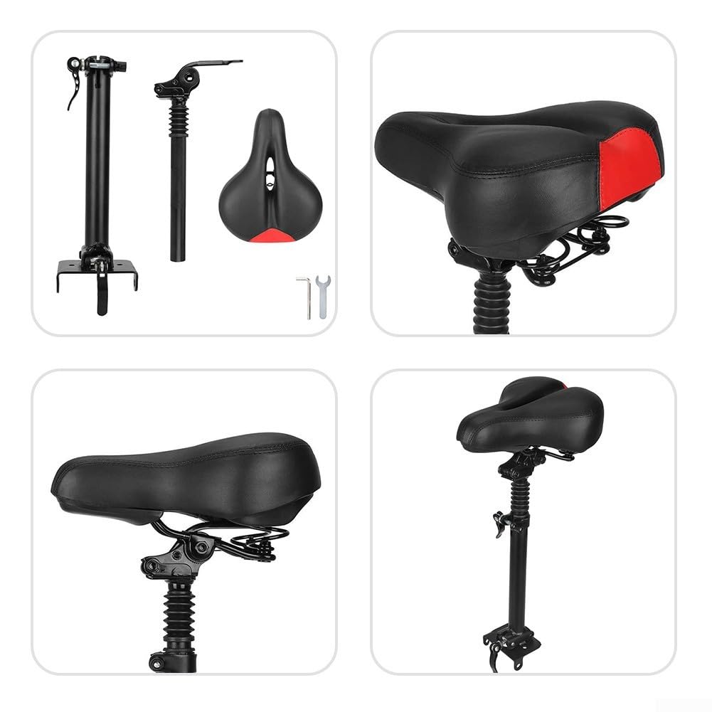 Siège de trottinette électrique pliable en aluminium - Coussin de siège réglable en hauteur - Accessoire pour scooter électrique Kugoo M4 Pro