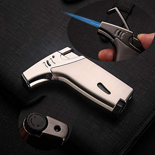 Aansteker Winddicht Turbo Strong Flame Gas Butaan Navulbare brander aansteker met butaan raamaccessoires voor heren 2… - Image 4