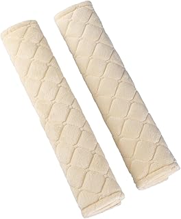 Mikinona 2 Peças De Acessórios De Carro Para Coleira De Carro Mochila Coleira De De Carneiro Macia Capa De Cinto De Segurança Capa De Cinto De Segurança Protetor De Cinto De Segurança